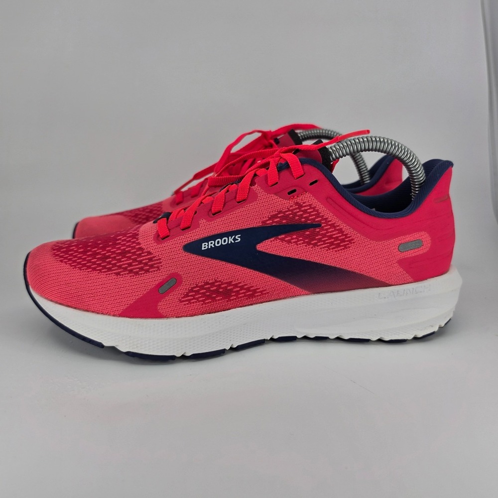 Brooks Womens Launch GTS 9 Running Shoe Pink Sz 9 Lightweight Breathable 1203731